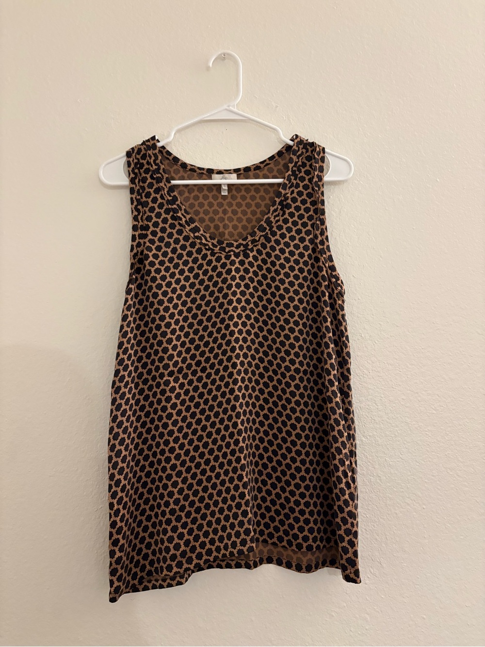 Joie 100% Silk Printed Tank Top